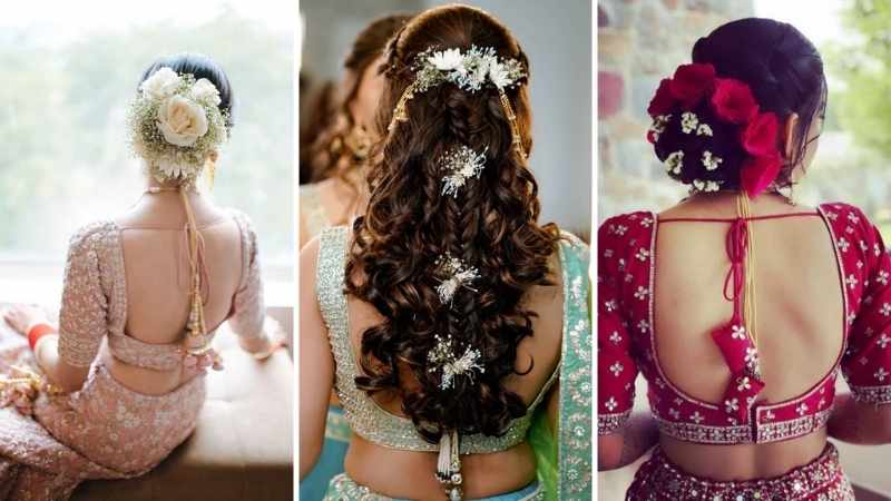 12 easy open hairstyle for wedding | easy hairstyle | gorgeous hairstyle | hairstyle  for lehenga - YouTube